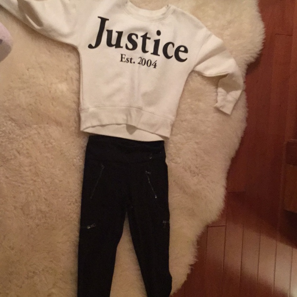 Justice shirt and top
